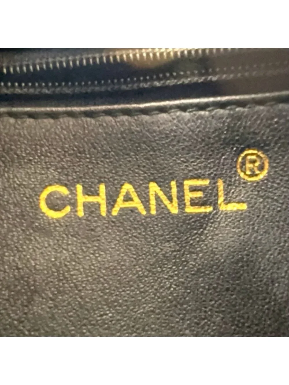 Chanel Quilted Tassel Lambskin Black Chain Shoulder Bag Gold
